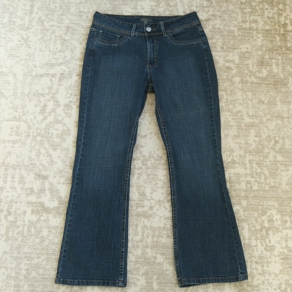 Riders by Lee Mid-Rise Boot Cut Jeans 10P Blue - Picture 2 of 16